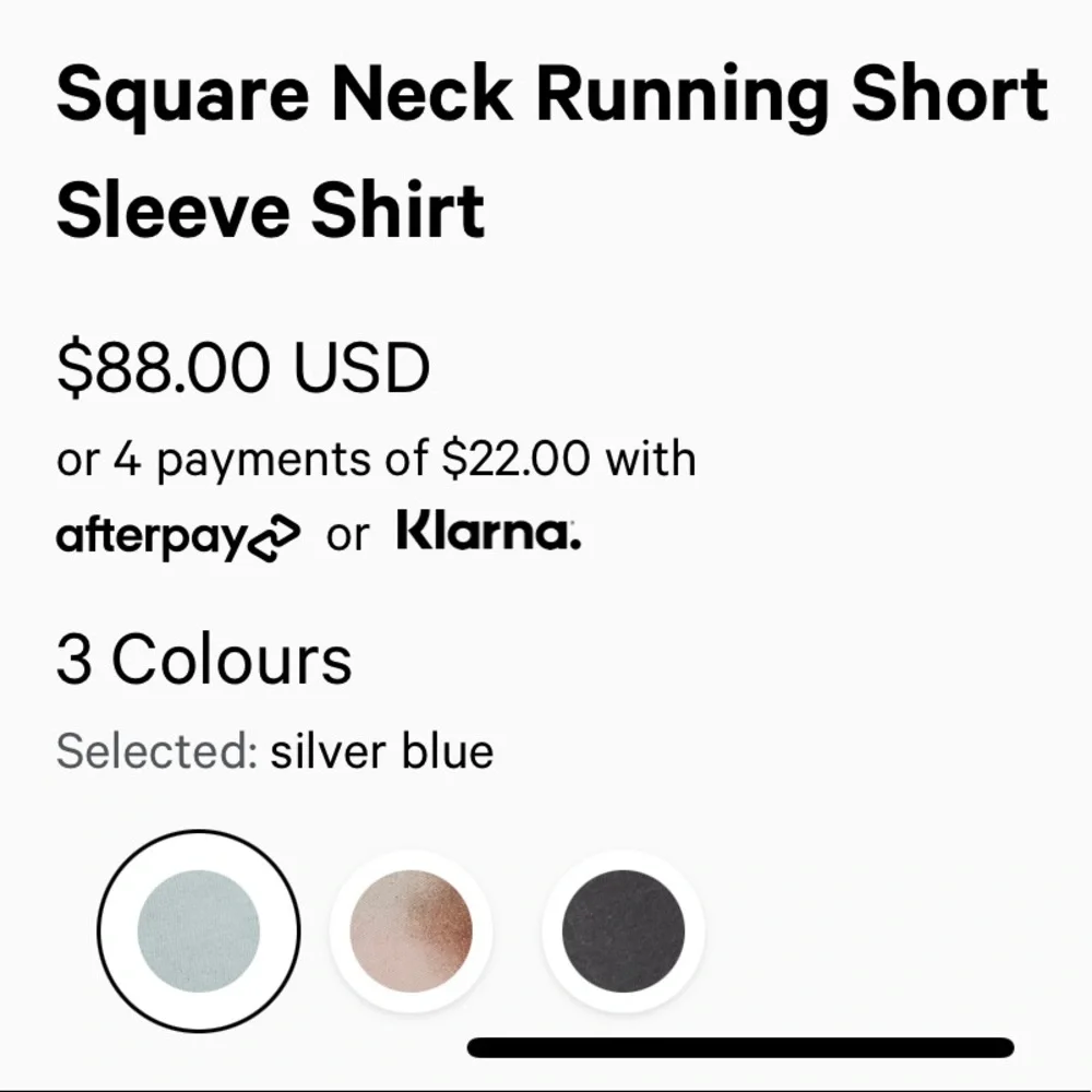 Lululemon Men’s “Square Neck” Running T-Shirt (L)_3
